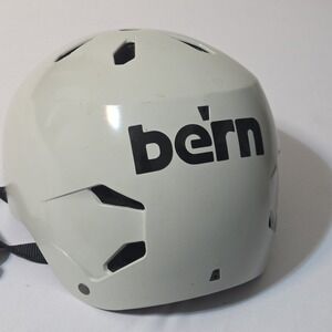 Bern Macon 2.0 Ski and Snowboard Helmet for Men and Women - Gloss White, Medium